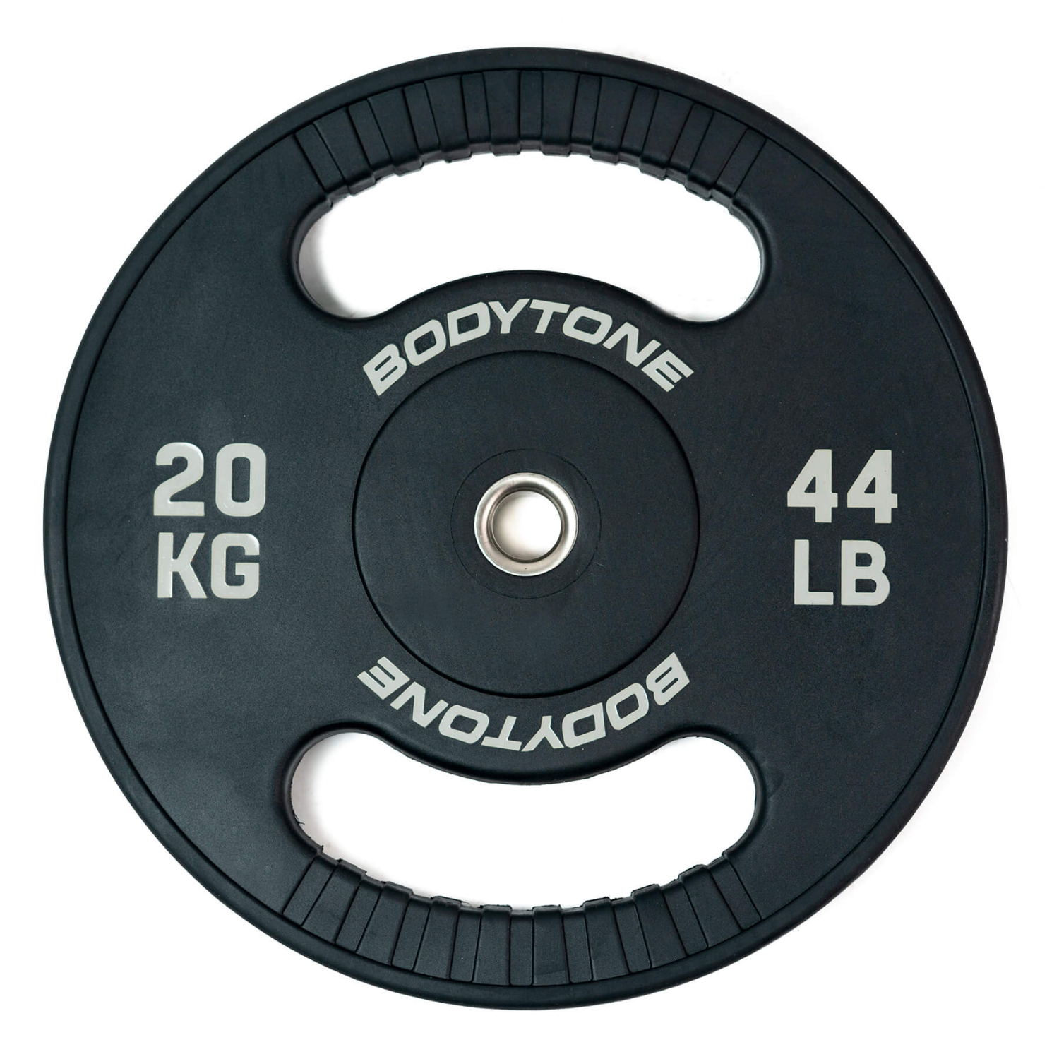 Disque en caoutchouc de 20 kg avec poign e Bodytone