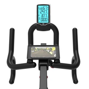 mt6 vélo de spinning professionnel Guidon multi-position avec support pour téléphones mobiles.