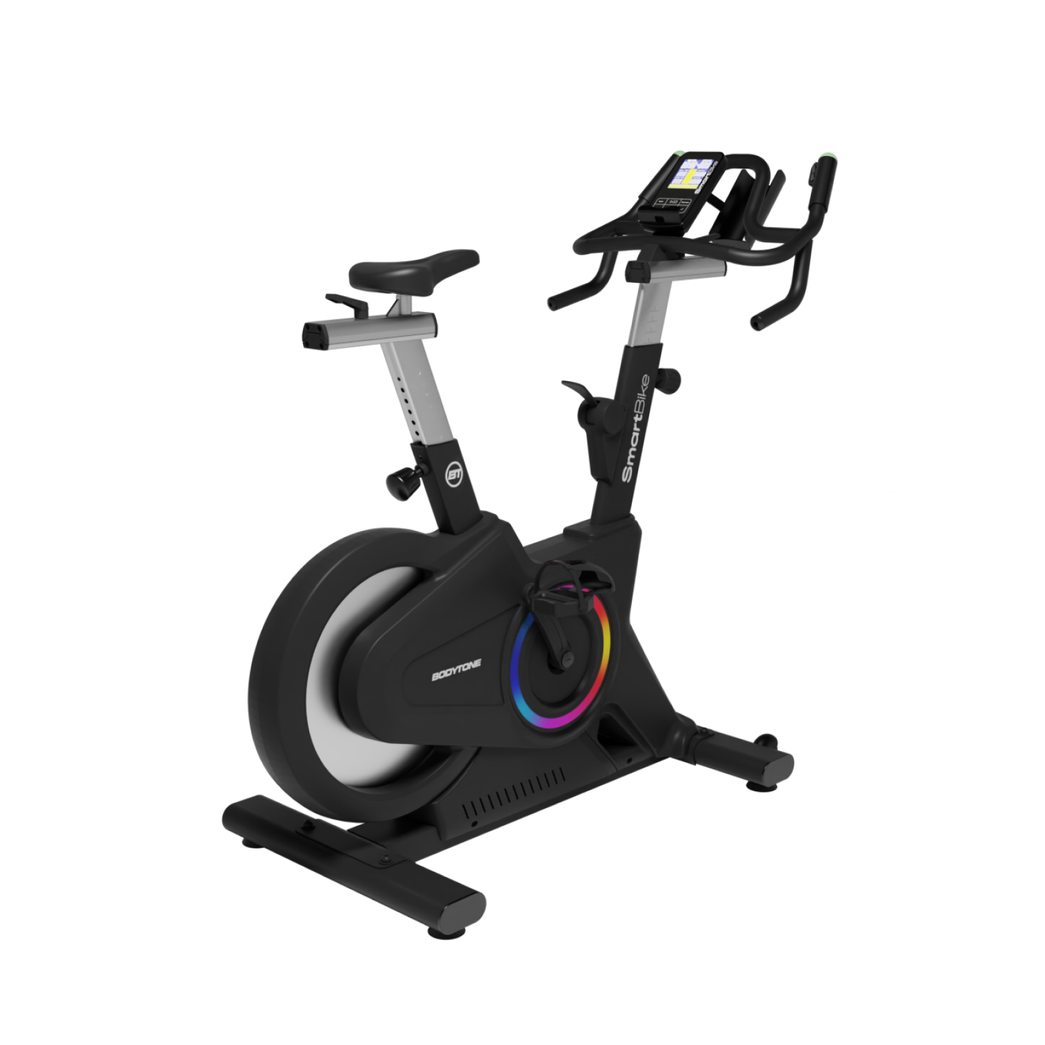 BICICLETA ESTÁTICA SPINNING INDOOR CON PANTALLA LCD, por Sólo