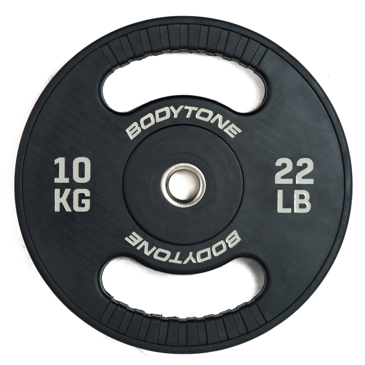 Disco de goma de 10 kg con agarre — Bodytone
