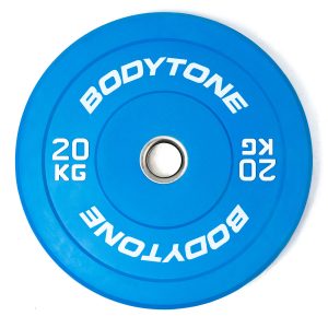 Disco de goma profesional Bodytone de 15 kg con agarre (28mm) 28/15,  Musculación, Los mejores precios