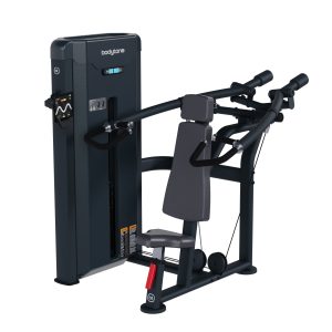 Press de hombros FH20 FH20 Máquina para hacer press de hombro. Trabaja específicamente los músculos deltoides , romboides y pectoral superior.